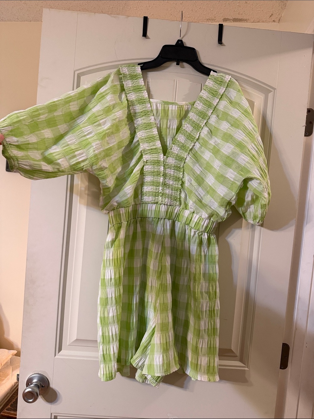 Checkered Romper